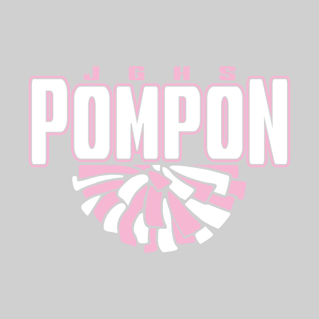 John Glenn Bobcats - Poms - JGHS Pompon with Half Pom