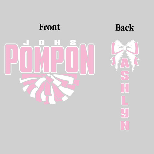 John Glenn Bobcats - Poms - JGHS Pompon with Half Pom