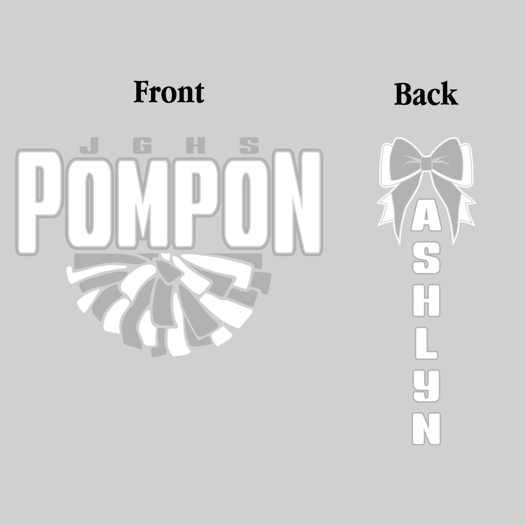 John Glenn Bobcats - Poms - JGHS Pompon with Half Pom