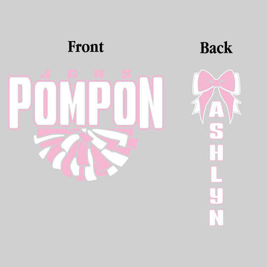 John Glenn Bobcats - Poms - JGHS Pompon with Half Pom