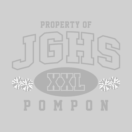 John Glenn Bobcats - Poms - Property of JGHS Pompon - XXL with Poms