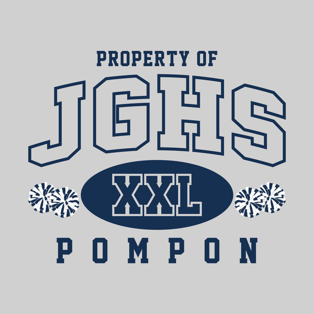 John Glenn Bobcats - Poms - Property of JGHS Pompon - XXL with Poms