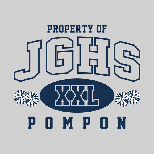 John Glenn Bobcats - Poms - Property of JGHS Pompon - XXL with Poms