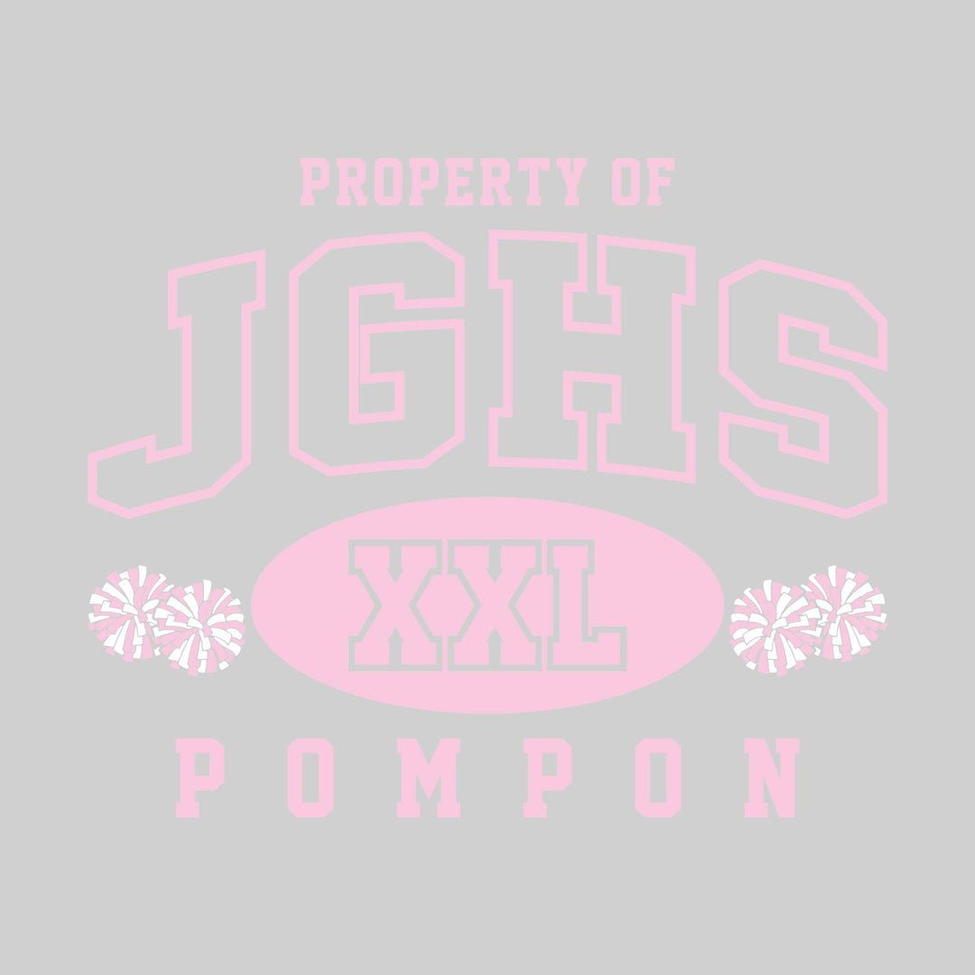 John Glenn Bobcats - Poms - Property of JGHS Pompon - XXL with Poms