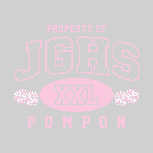 John Glenn Bobcats - Poms - Property of JGHS Pompon - XXL with Poms