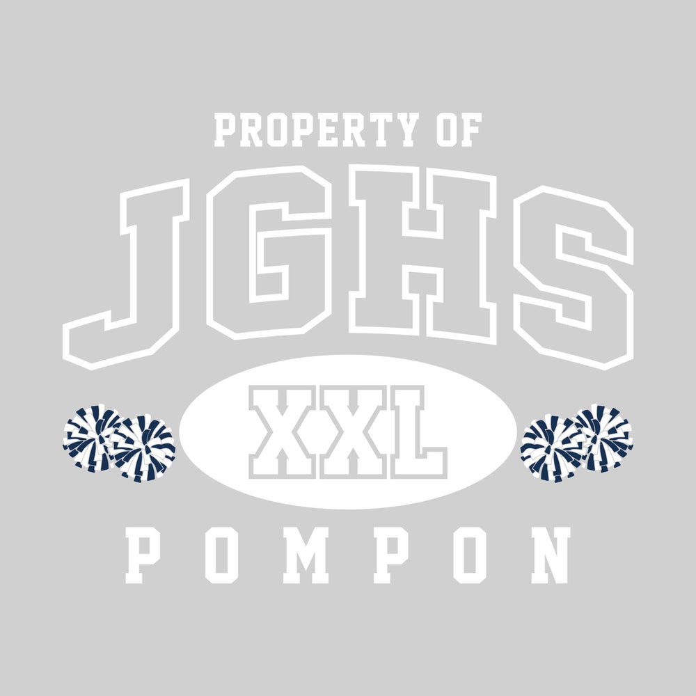John Glenn Bobcats - Poms - Property of JGHS Pompon - XXL with Poms