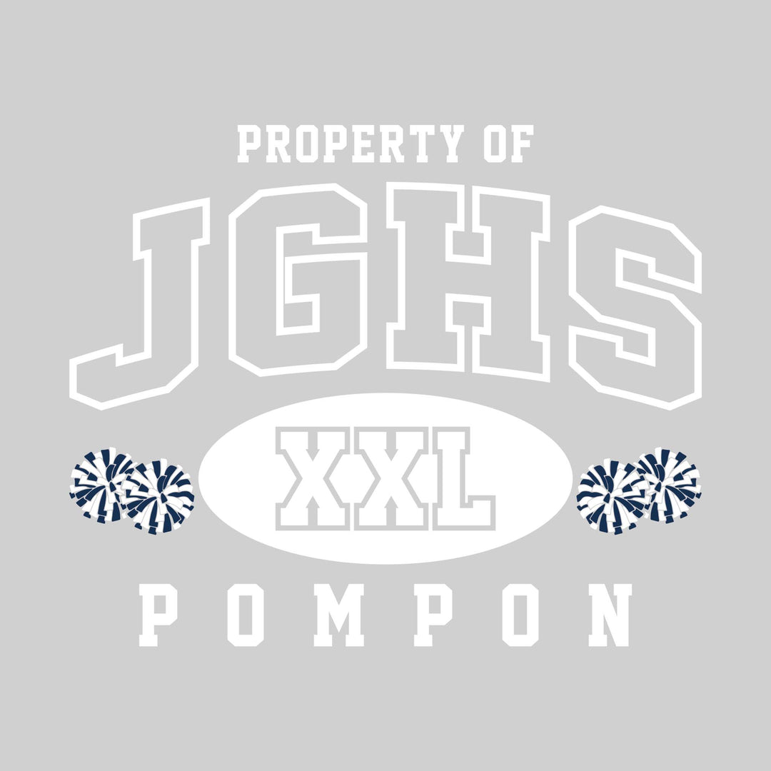 John Glenn Bobcats - Poms - Property of JGHS Pompon - XXL with Poms
