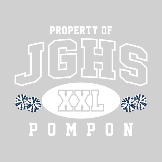 John Glenn Bobcats - Poms - Property of JGHS Pompon - XXL with Poms