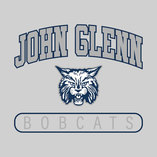 John Glenn Bobcats - Spirit Wear - Arched John Glenn with Mascot
