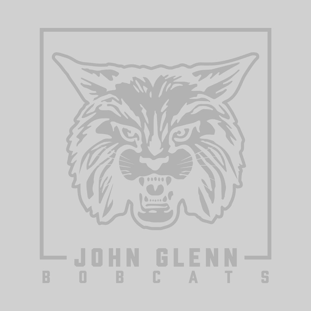 John Glenn Bobcats - Spirit Wear - Boxed Mascot with School Name