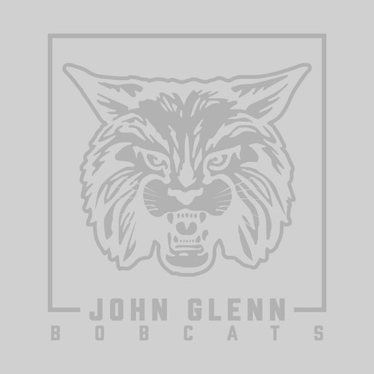 John Glenn Bobcats - Spirit Wear - Boxed Mascot with School Name