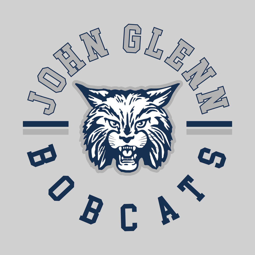 John Glenn Bobcats - Spirit Wear - Circular Text with Mascot