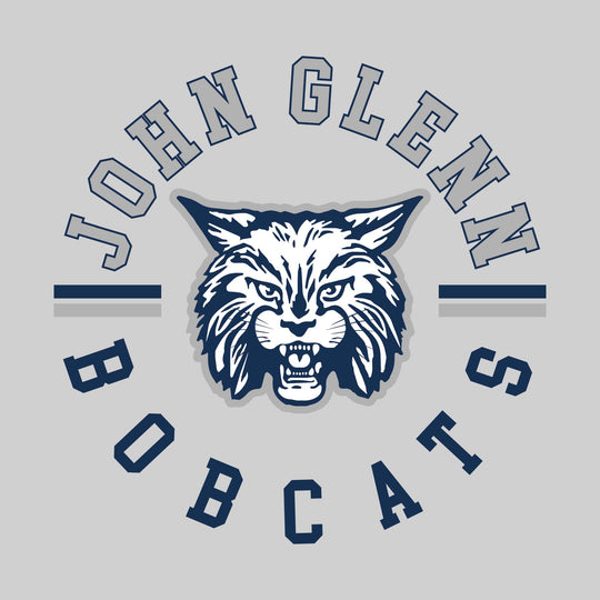 John Glenn Bobcats - Spirit Wear - Circular Text with Mascot