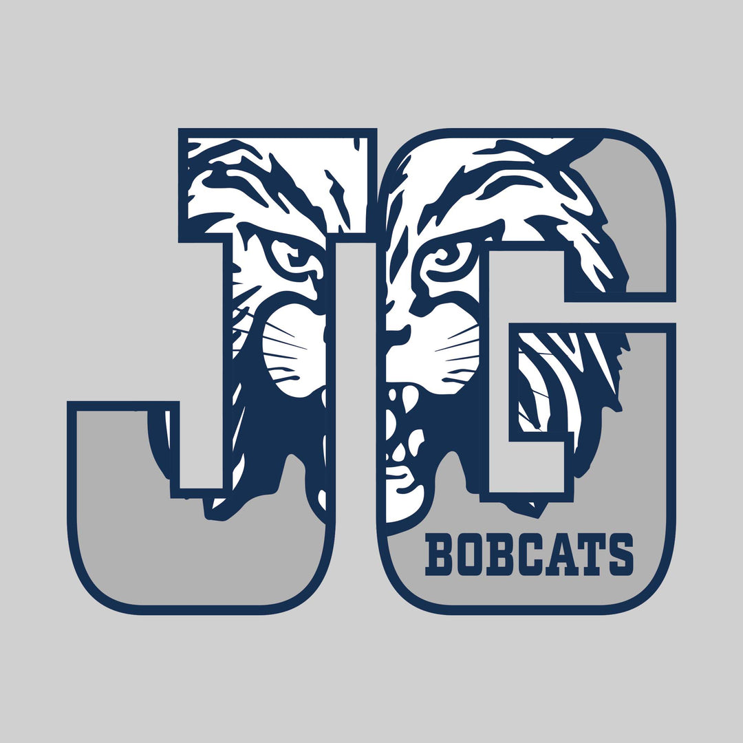 John Glenn Bobcats - Spirit Wear - JG with Inset Mascot and Mascot Name