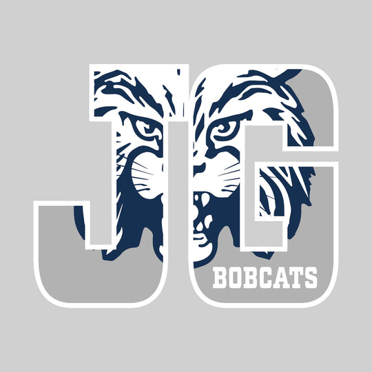 John Glenn Bobcats - Spirit Wear - JG with Inset Mascot and Mascot Name