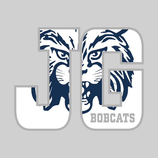 John Glenn Bobcats - Spirit Wear - JG with Inset Mascot and Mascot Name