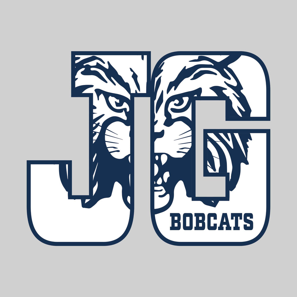 John Glenn Bobcats - Spirit Wear - JG with Inset Mascot and Mascot Name