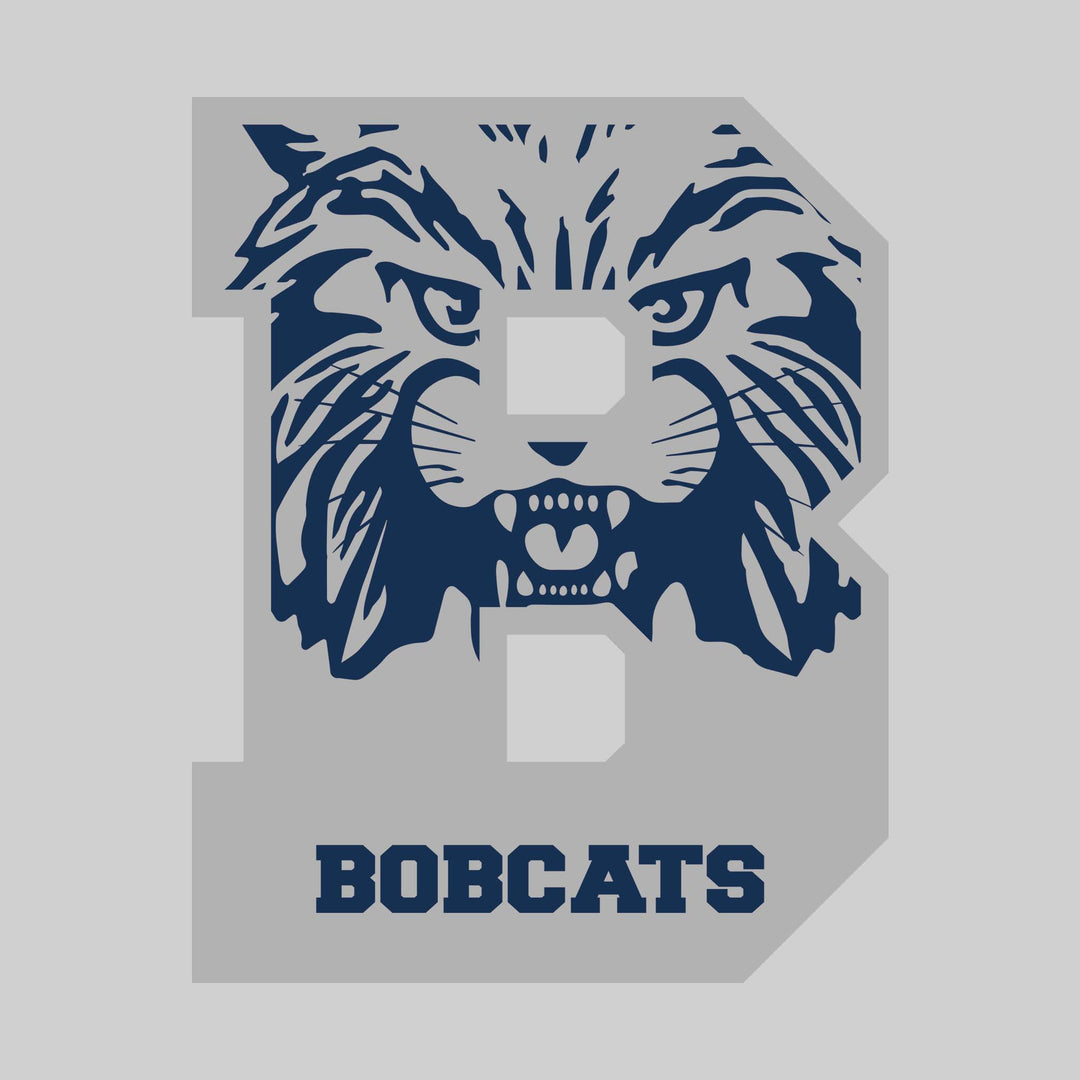 John Glenn Bobcats - Spirit Wear - Oversized Letter with Mascot Inset