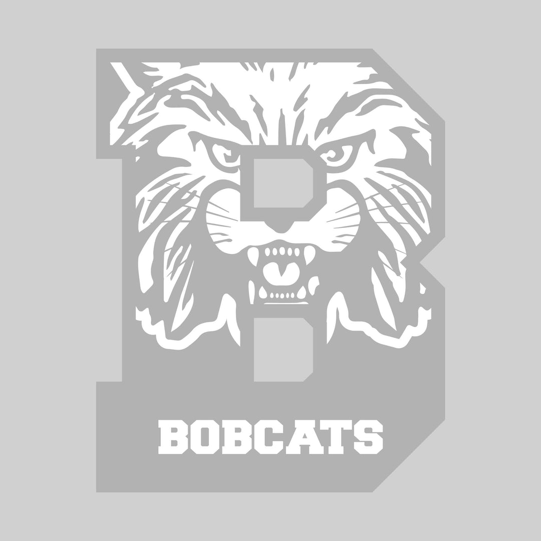 John Glenn Bobcats - Spirit Wear - Oversized Letter with Mascot Inset