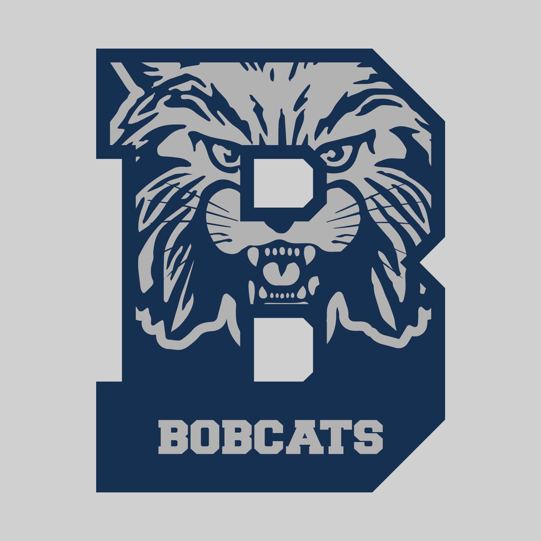 John Glenn Bobcats - Spirit Wear - Oversized Letter with Mascot Inset