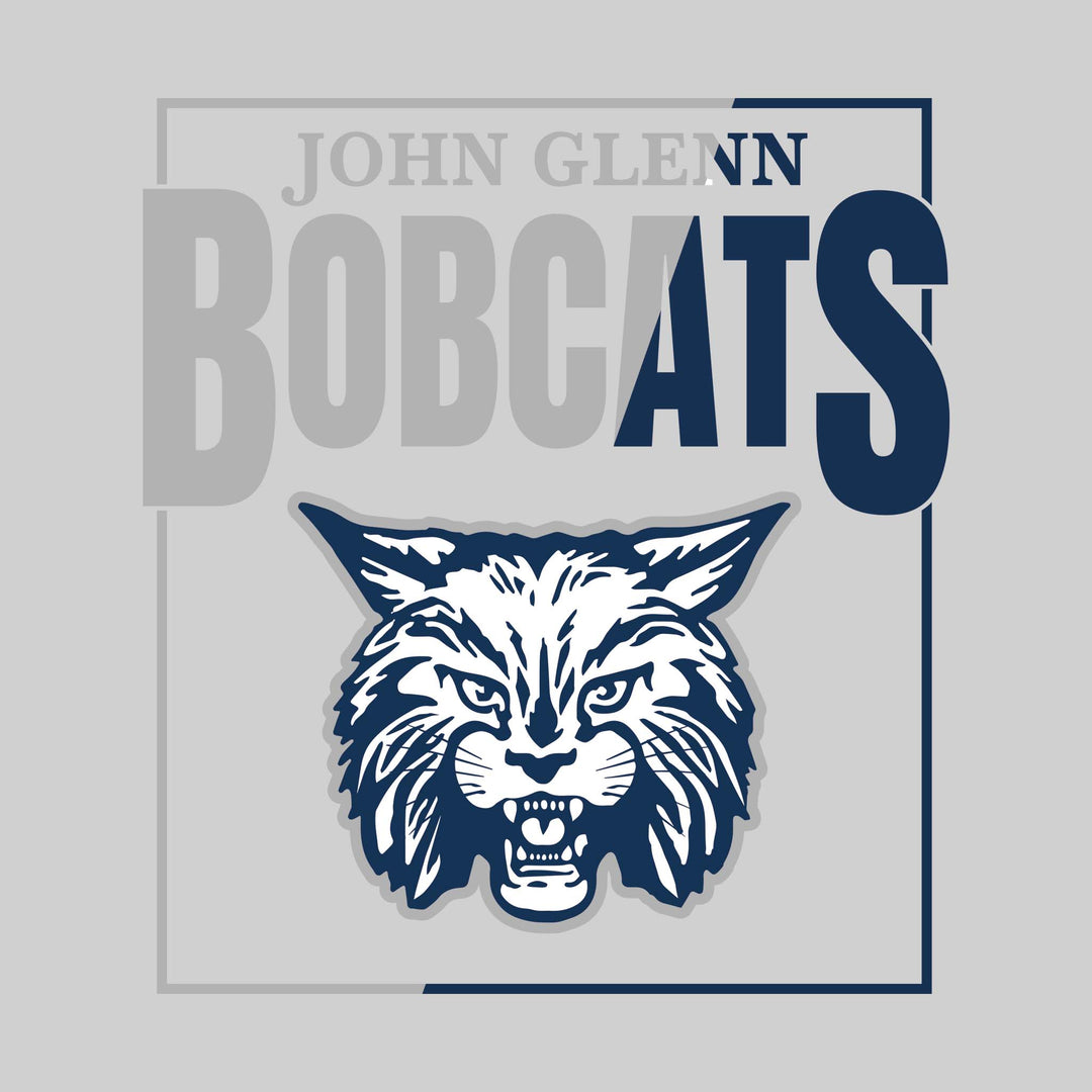 John Glenn Bobcats - Spirit Wear - Split-Color Boxed with Mascot