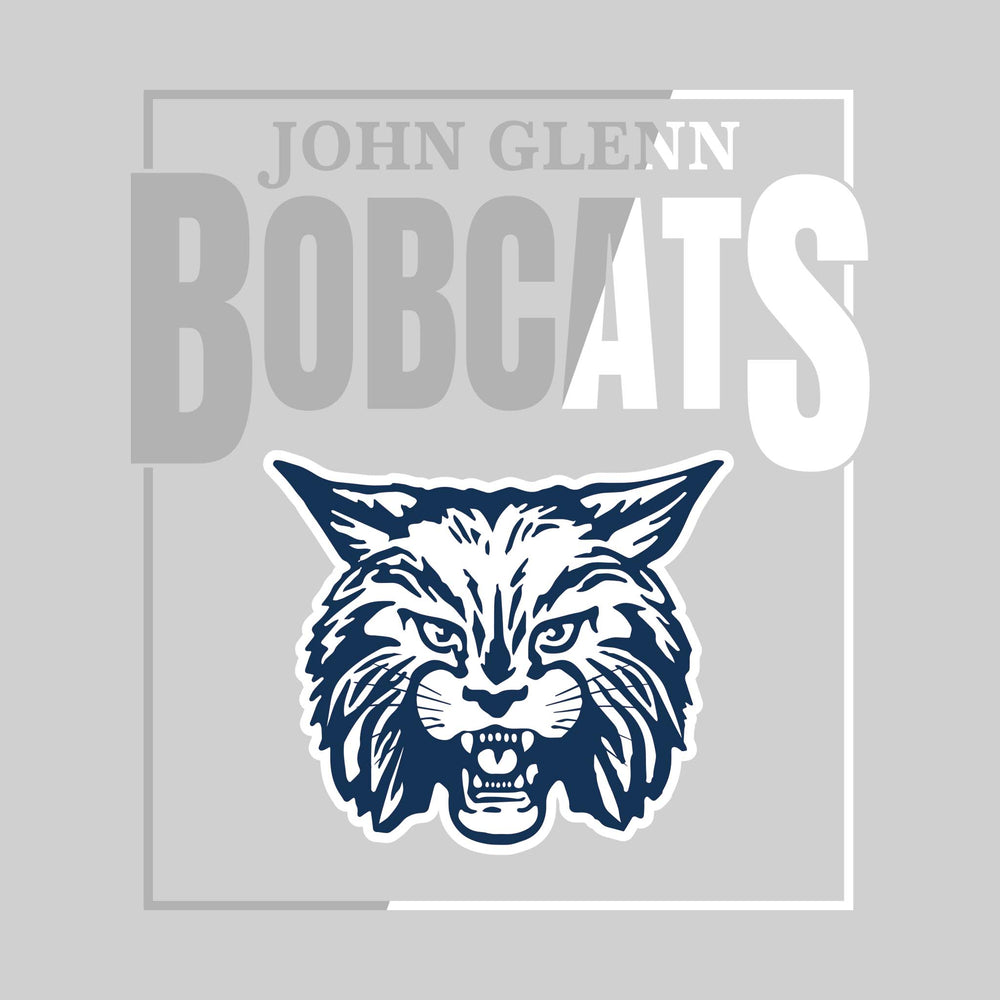 John Glenn Bobcats - Spirit Wear - Split-Color Boxed with Mascot