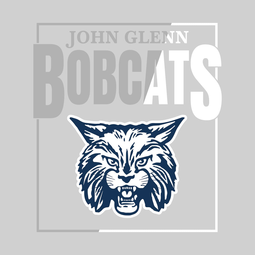 John Glenn Bobcats - Spirit Wear - Split-Color Boxed with Mascot
