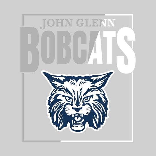 John Glenn Bobcats - Spirit Wear - Split-Color Boxed with Mascot