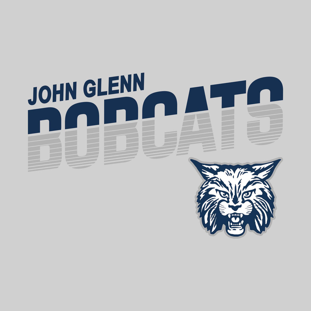 John Glenn Bobcats - Spirit Wear - Angled Striped Bobcats