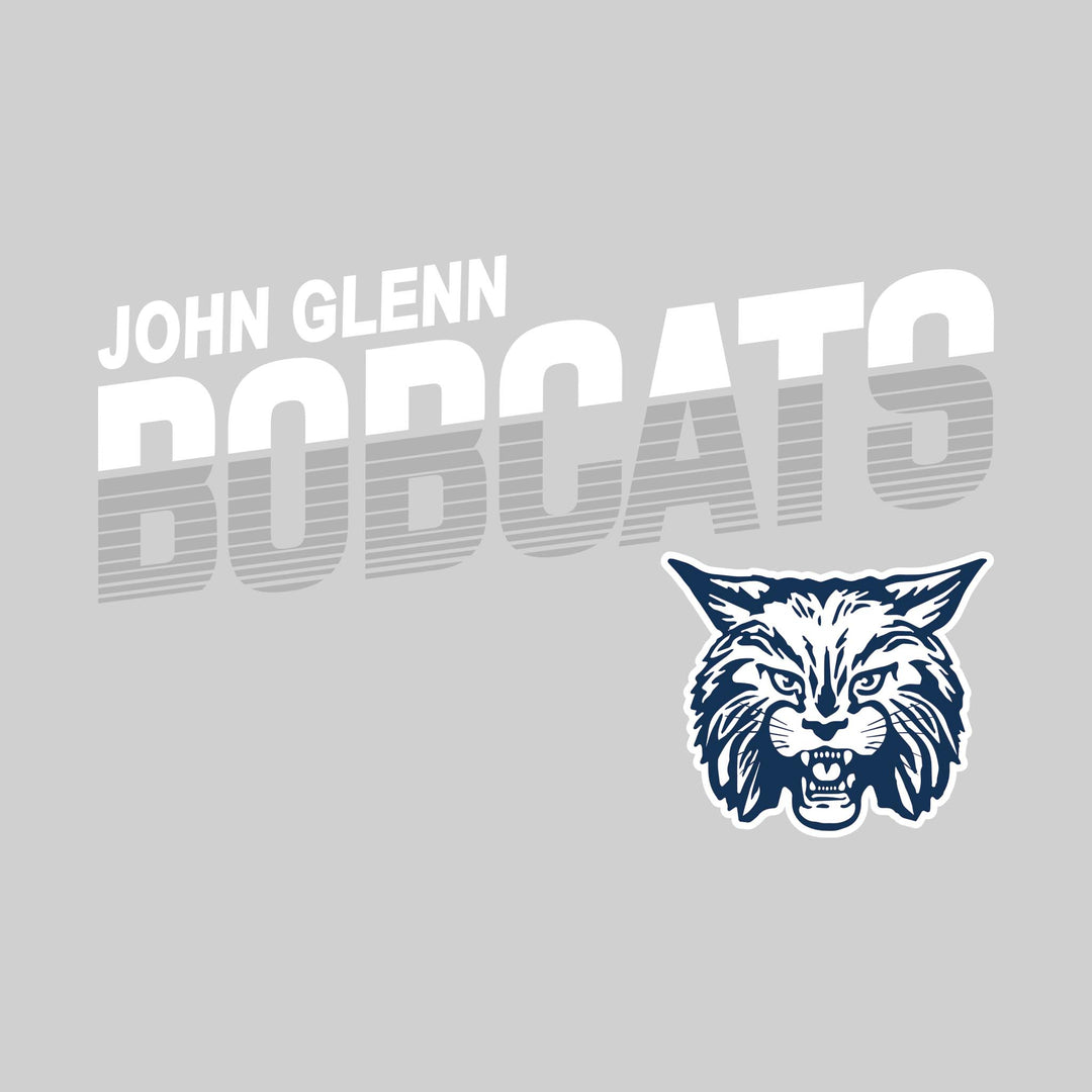 John Glenn Bobcats - Spirit Wear - Angled Striped Bobcats