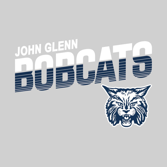 John Glenn Bobcats - Spirit Wear - Angled Striped Bobcats