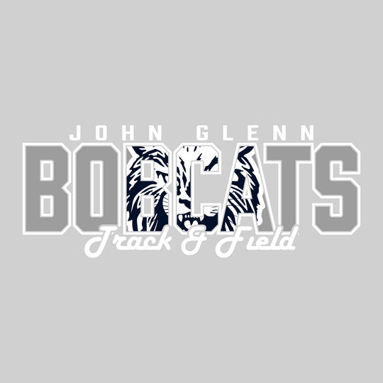 John Glenn Bobcats - Track & Field - Bobcats with Mascot Inset