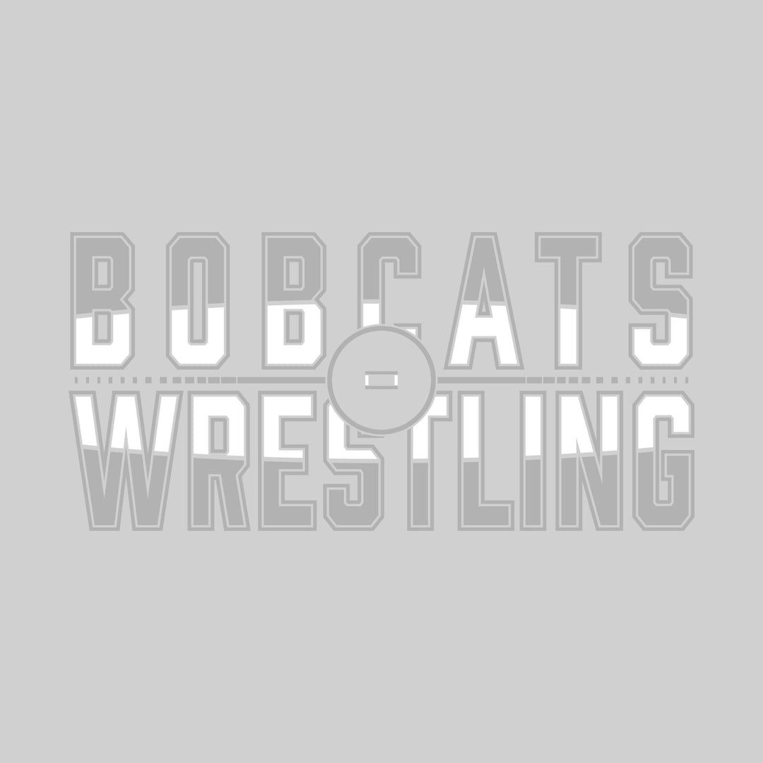 John Glenn Bobcats - Wrestling - Split-Color Wresting with Ring