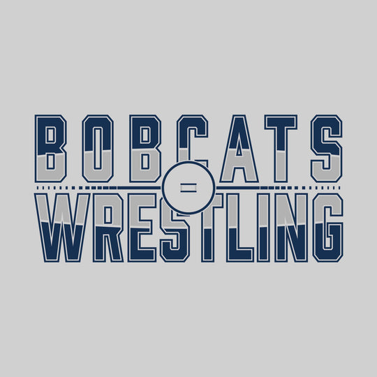 John Glenn Bobcats - Wrestling - Split-Color Wresting with Ring
