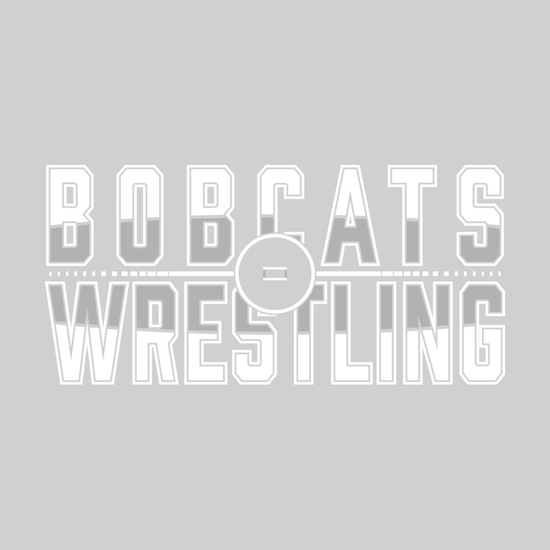 John Glenn Bobcats - Wrestling - Split-Color Wresting with Ring
