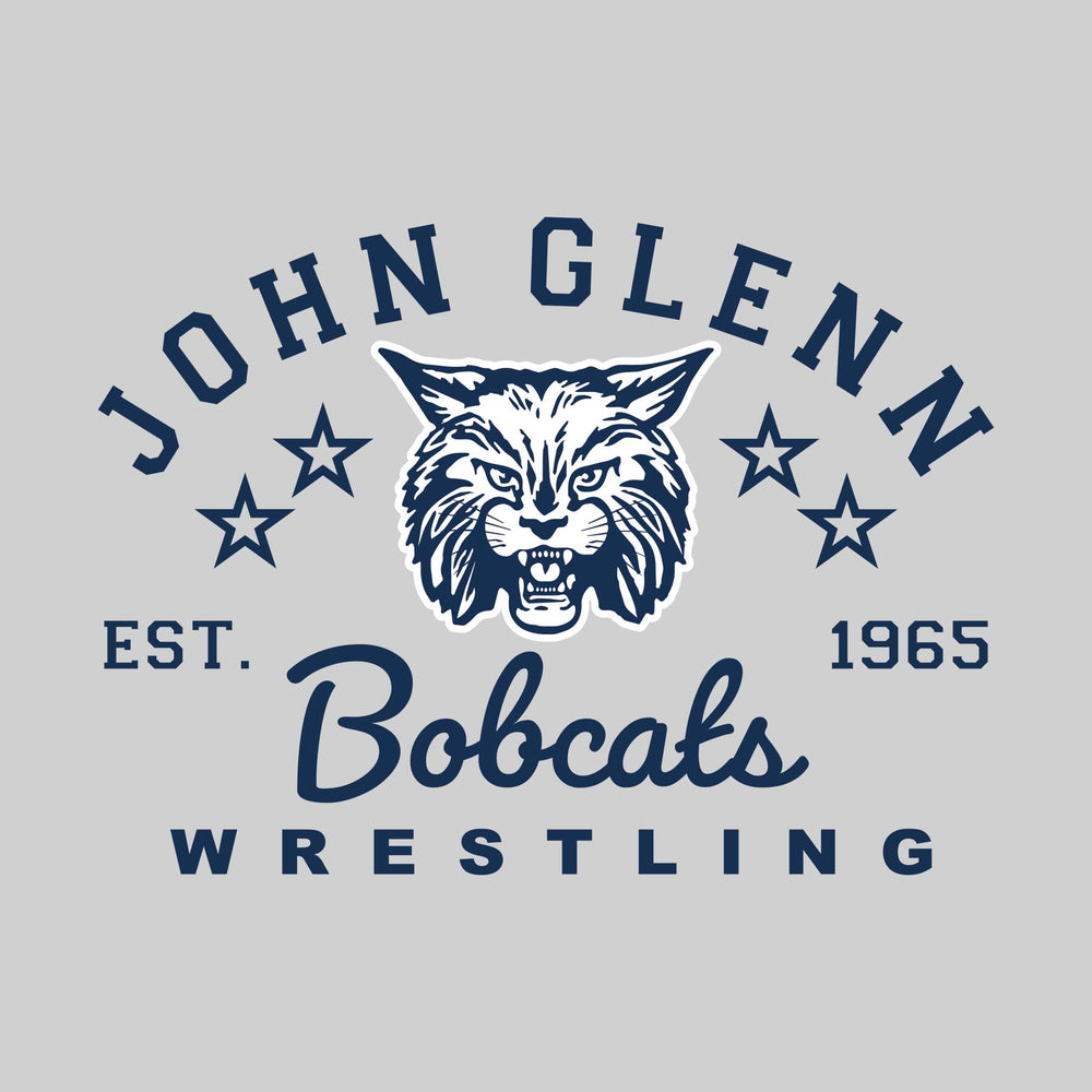 John Glenn Bobcats - Wrestling - Vintage with Bobcat Logo