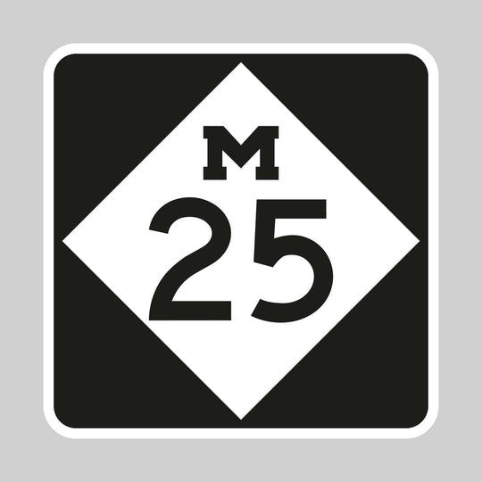 M-25 Highway Sign