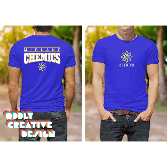 Midland Chemics - Spirit Wear - Mascot Over Bracketed Name