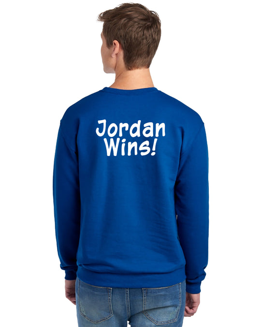 Gildan - Adult - Heavy Blend™ Crewneck Sweatshirt - Mesothelioma Awareness - In This Family No One Fights Alone
