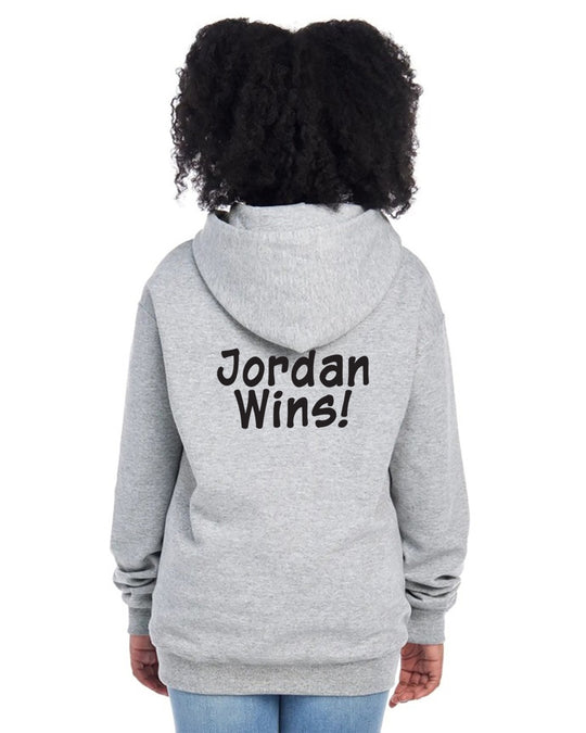 JERZEES - Youth - NuBlend® Pullover Hoodie - Mesothelioma Awareness - In This Family No One Fights Alone
