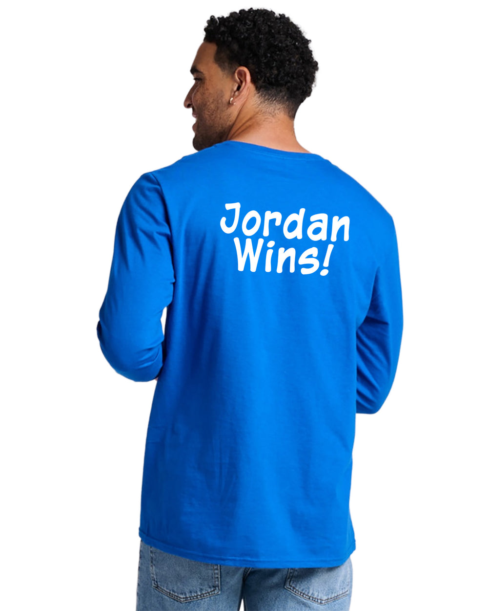 Gildan - Adult - Softstyle® Ring-⁠Spun Long Sleeve Tee - Mesothelioma Awareness - In This Family No One Fights Alone