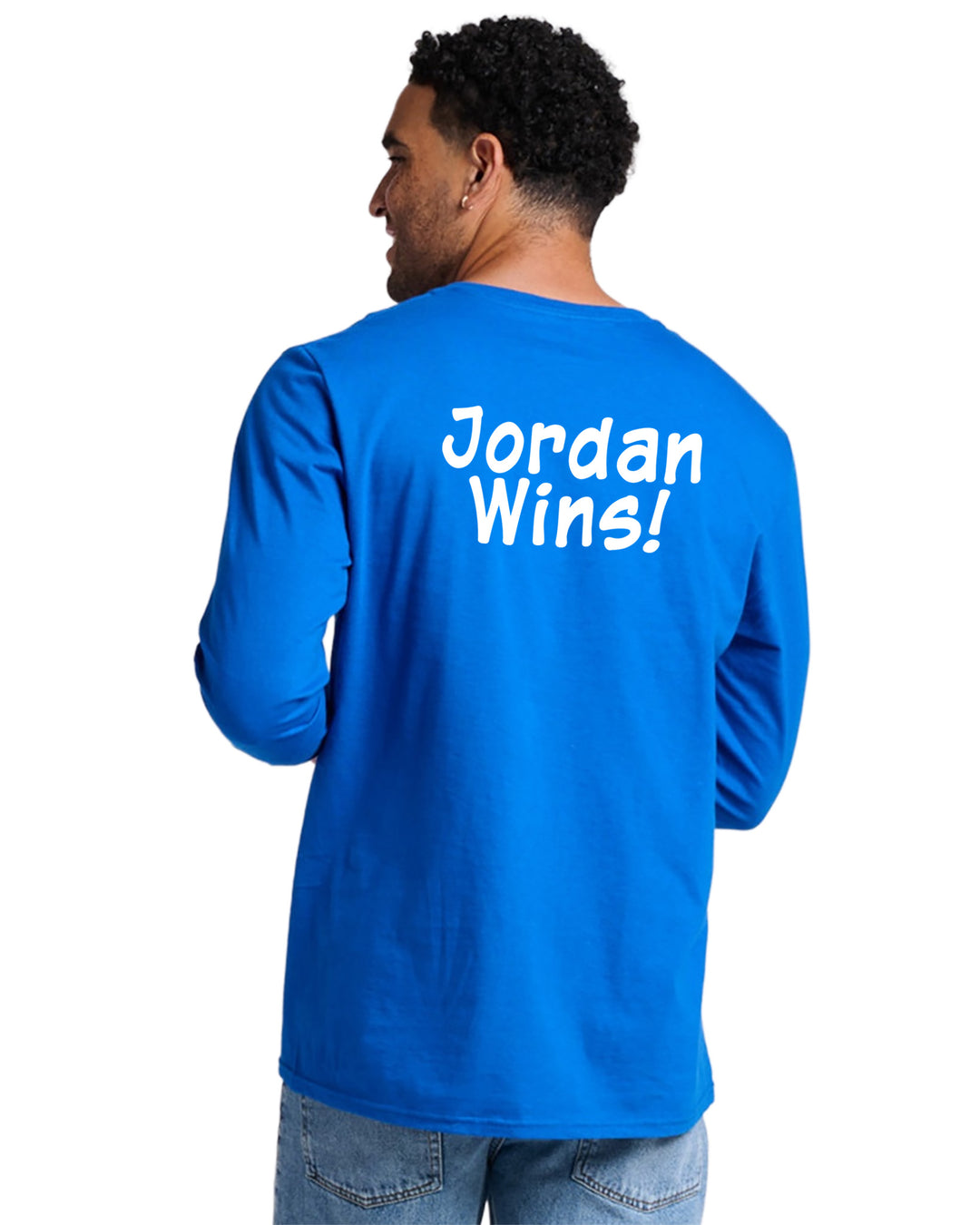Gildan - Adult - Softstyle® Ring-⁠Spun Long Sleeve Tee - Mesothelioma Awareness - In This Family No One Fights Alone