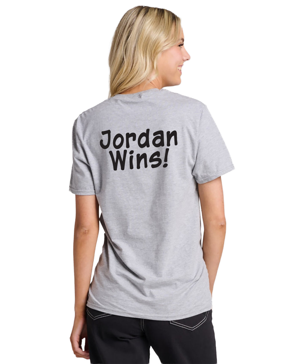JERZEES - Adult - Ultimate™ Ring-⁠Spun Short Sleeve Tee - Mesothelioma Awareness - In This Family No One Fights Alone