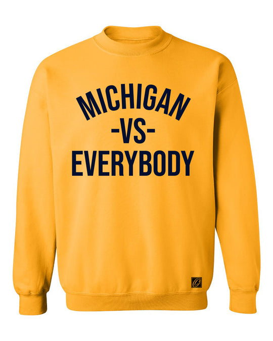 Gildan Adult "Michigan vs Everybody" Heavy Blend™ Crewneck Sweatshirt