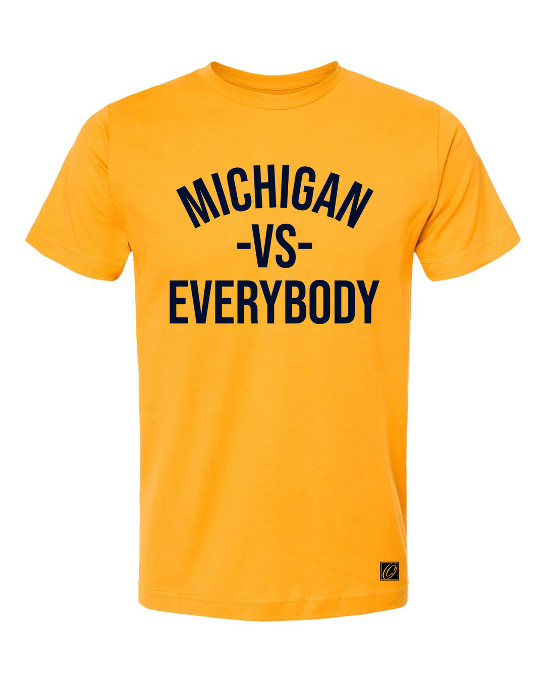 Tultex Adult "Michigan vs Everybody" Fine Jersey Crewneck Short Sleeve Tee