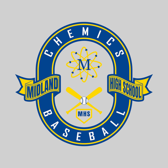 Midland Chemics - Baseball - Oval with Banners