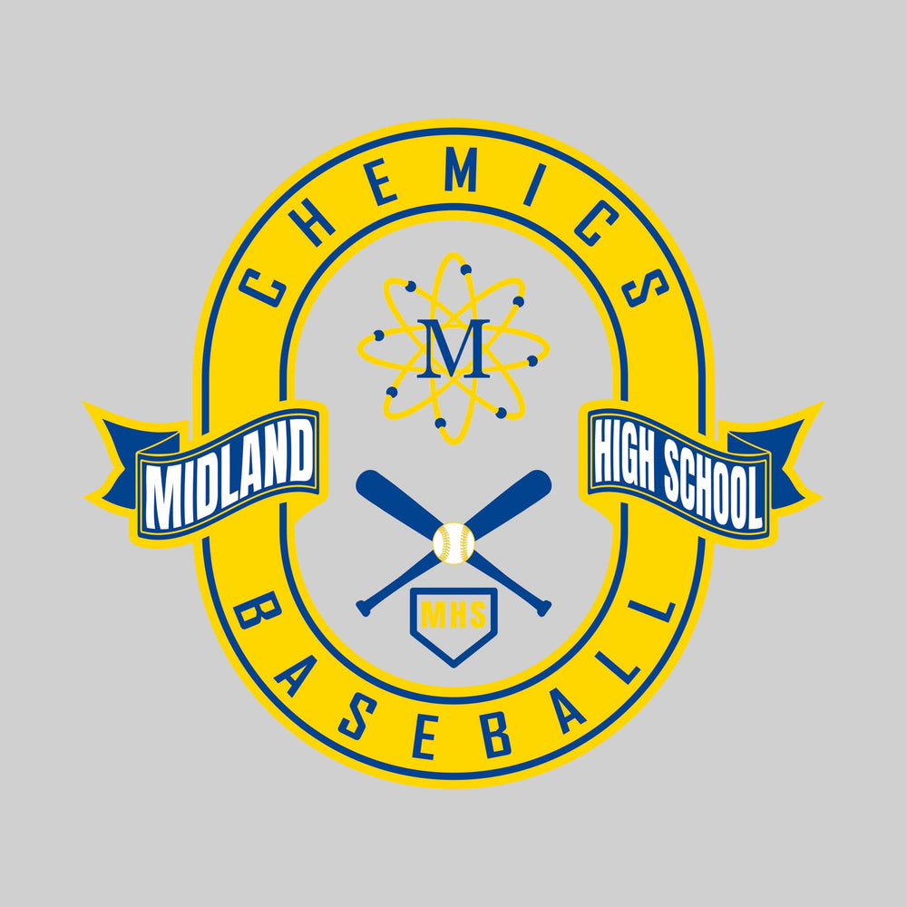 Midland Chemics - Baseball - Oval with Banners