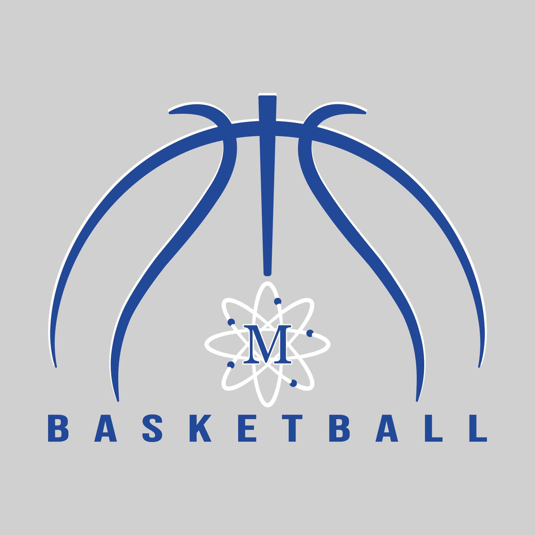 Midland Chemics - Basketball - Basketball Text with Mascot and Grooves