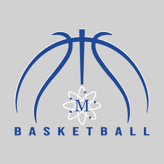 Midland Chemics - Basketball - Basketball Text with Mascot and Grooves