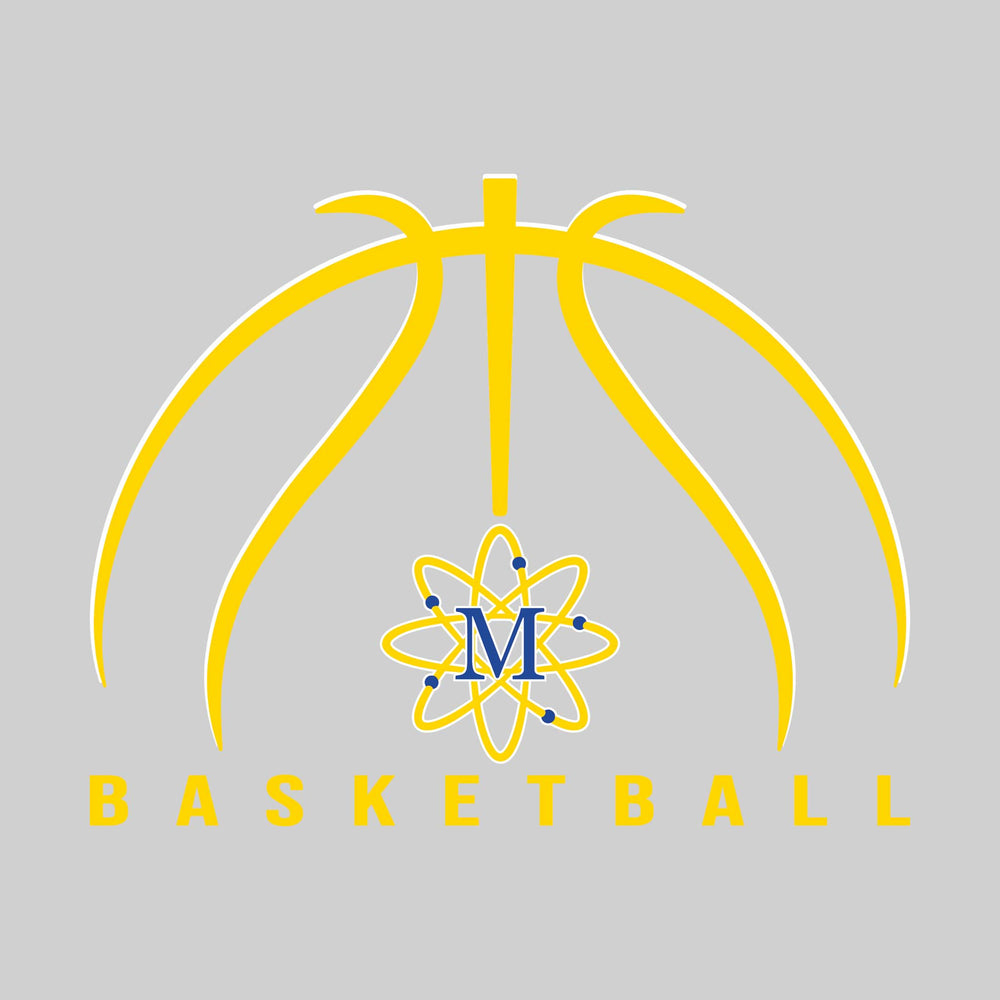 Midland Chemics - Basketball - Basketball Text with Mascot and Grooves